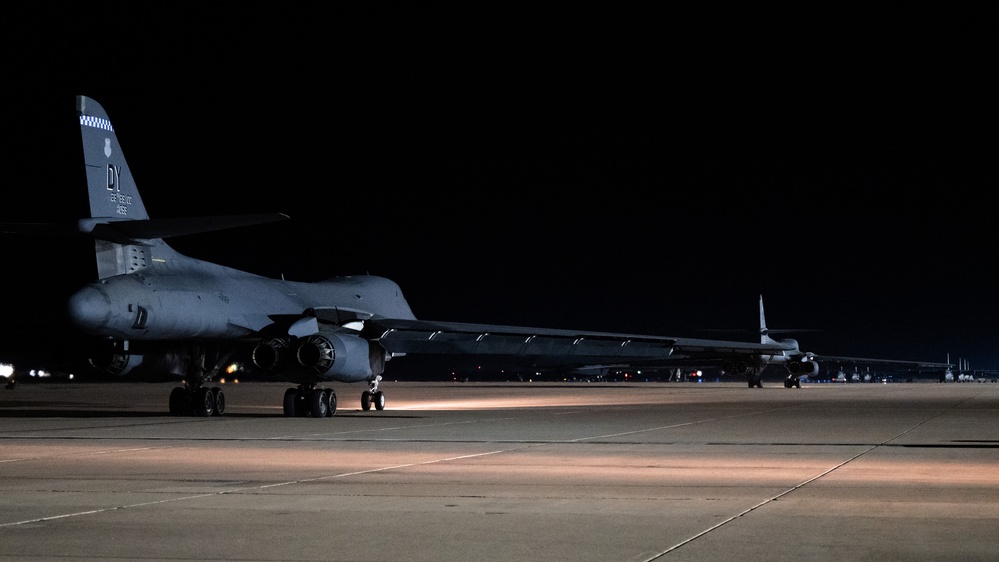 Dyess B-1s conduct Bomber Attack Demo