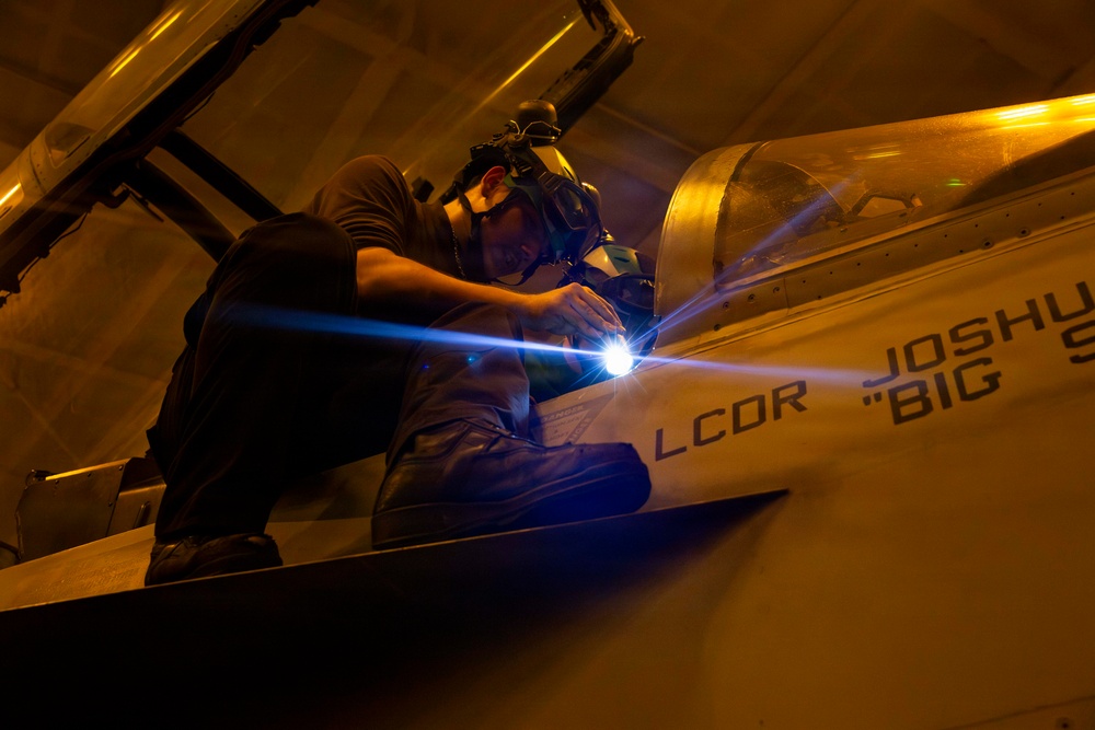 Abraham Lincoln conducts routine operations