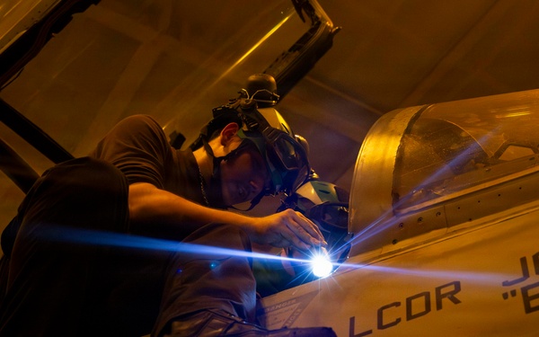 Abraham Lincoln conducts routine operations