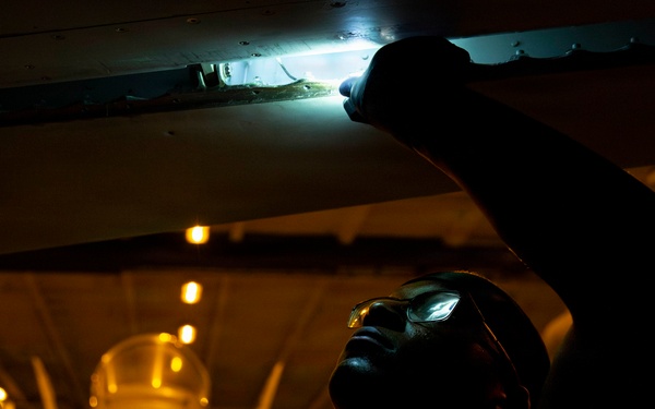 Abraham Lincoln conducts routine operations