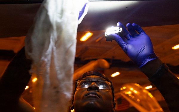 Abraham Lincoln conducts routine operations