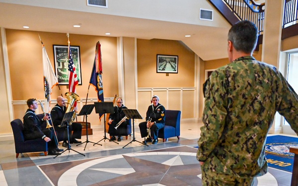 Navy Band Great Lakes Sailors Carol at Recruit Training Command