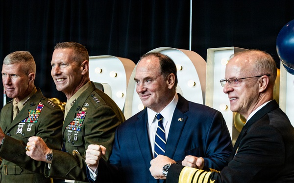 The Commandant, Gen. Eric M. Smith attends the 2025 Army Navy Football Game