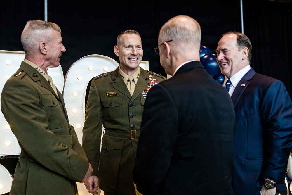 The Commandant, Gen. Eric M. Smith attends the 2025 Army Navy Football Game