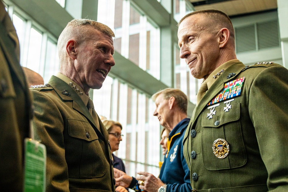 The Commandant, Gen. Eric M. Smith attends the 2025 Army Navy Football Game