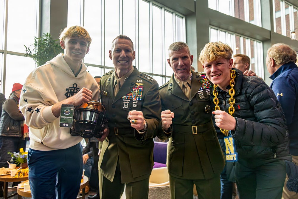 The Commandant, Gen. Eric M. Smith attends the 2025 Army Navy Football Game