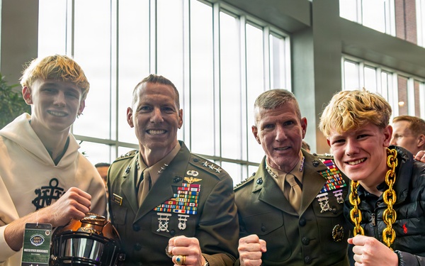 The Commandant, Gen. Eric M. Smith attends the 2025 Army Navy Football Game