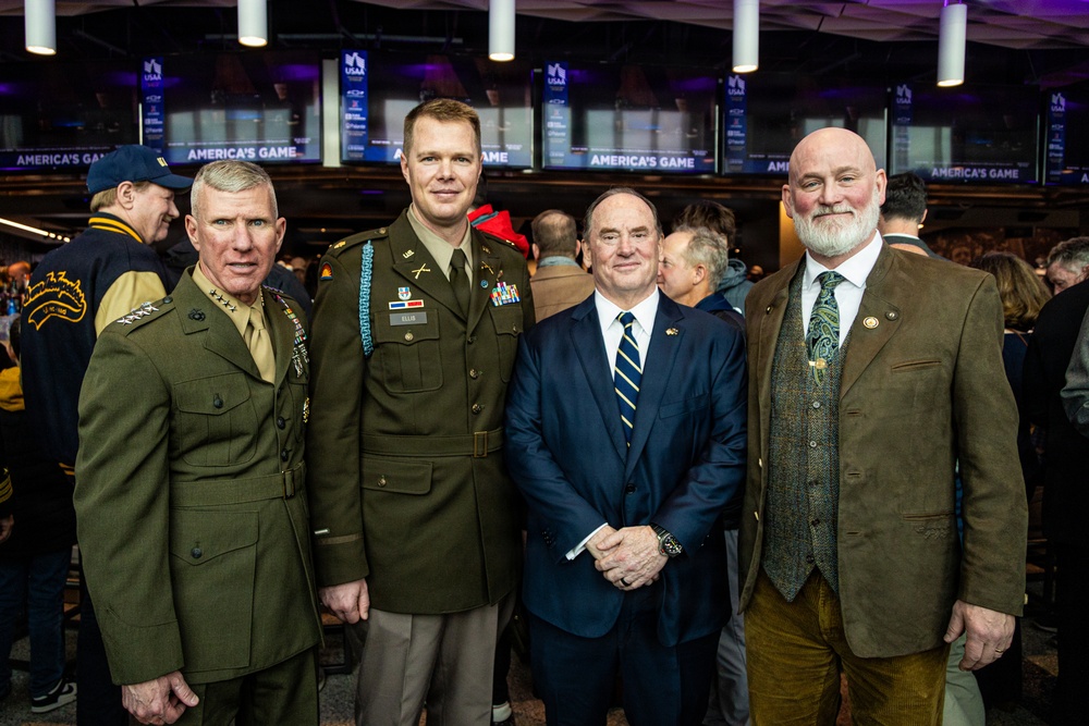 The Commandant, Gen. Eric M. Smith attends the 2025 Army Navy Football Game
