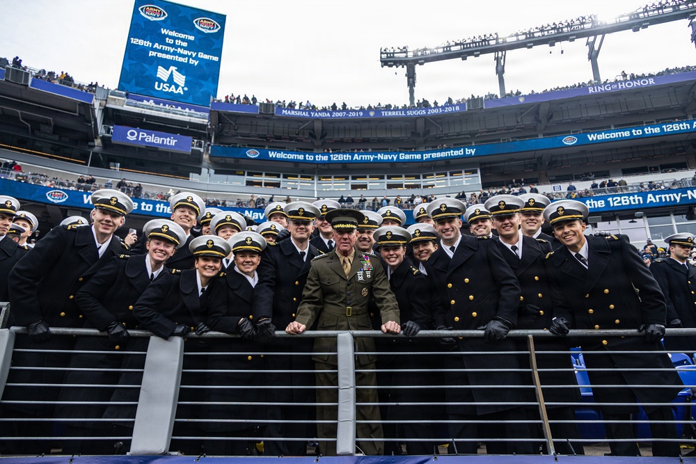 The Commandant, Gen. Eric M. Smith attends the 2025 Army Navy Football Game