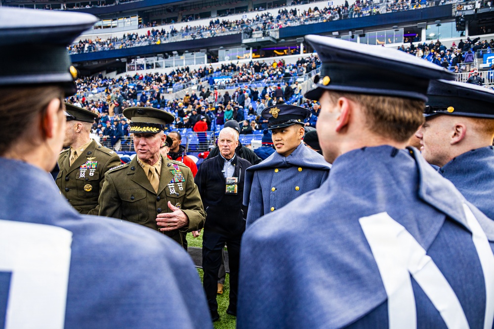 The Commandant, Gen. Eric M. Smith attends the 2025 Army Navy Football Game