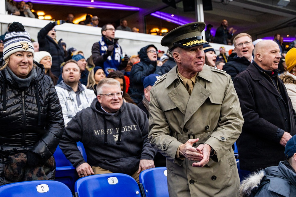 The Commandant, Gen. Eric M. Smith attends the 2025 Army Navy Football Game