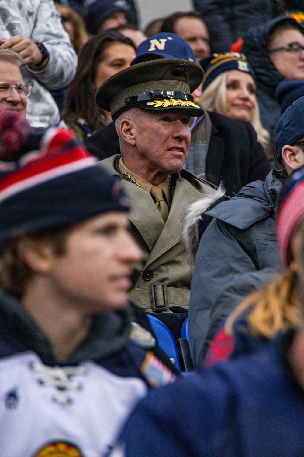 The Commandant, Gen. Eric M. Smith attends the 2025 Army Navy Football Game