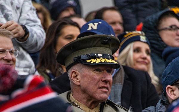The Commandant, Gen. Eric M. Smith attends the 2025 Army Navy Football Game