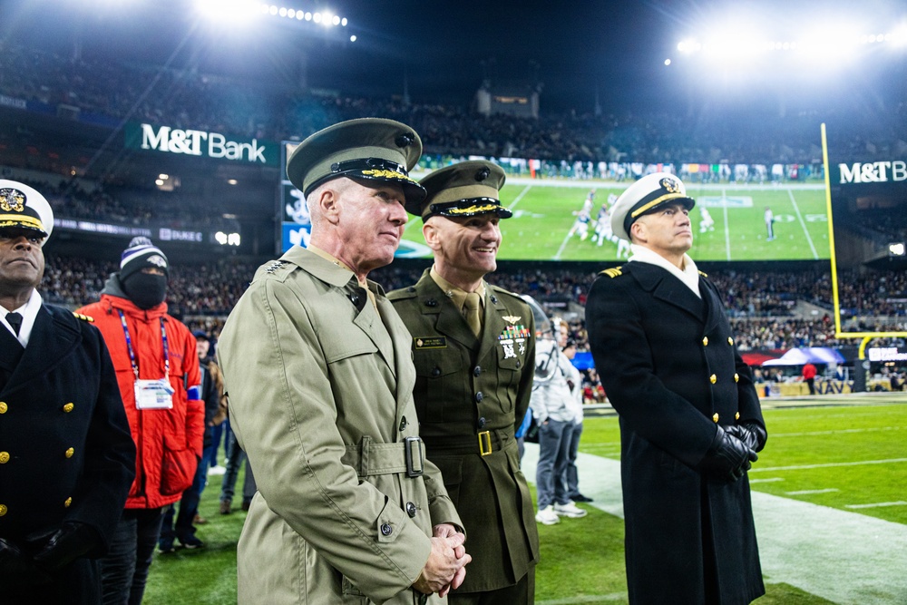 The Commandant, Gen. Eric M. Smith attends the 2025 Army Navy Football Game