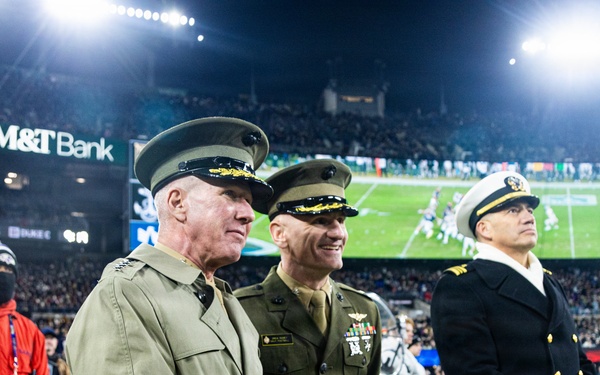 The Commandant, Gen. Eric M. Smith attends the 2025 Army Navy Football Game
