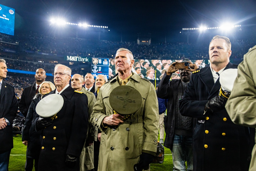 The Commandant, Gen. Eric M. Smith attends the 2025 Army Navy Football Game