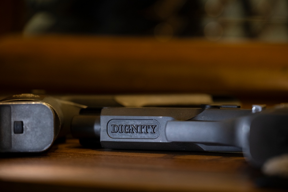 Ceremonial M17 Pistols Honor Tomb Guard Sentinels