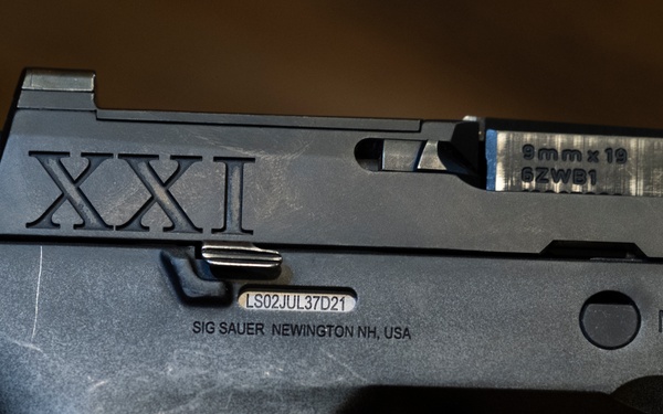 Ceremonial M17 Pistols Honor Tomb Guard Sentinels