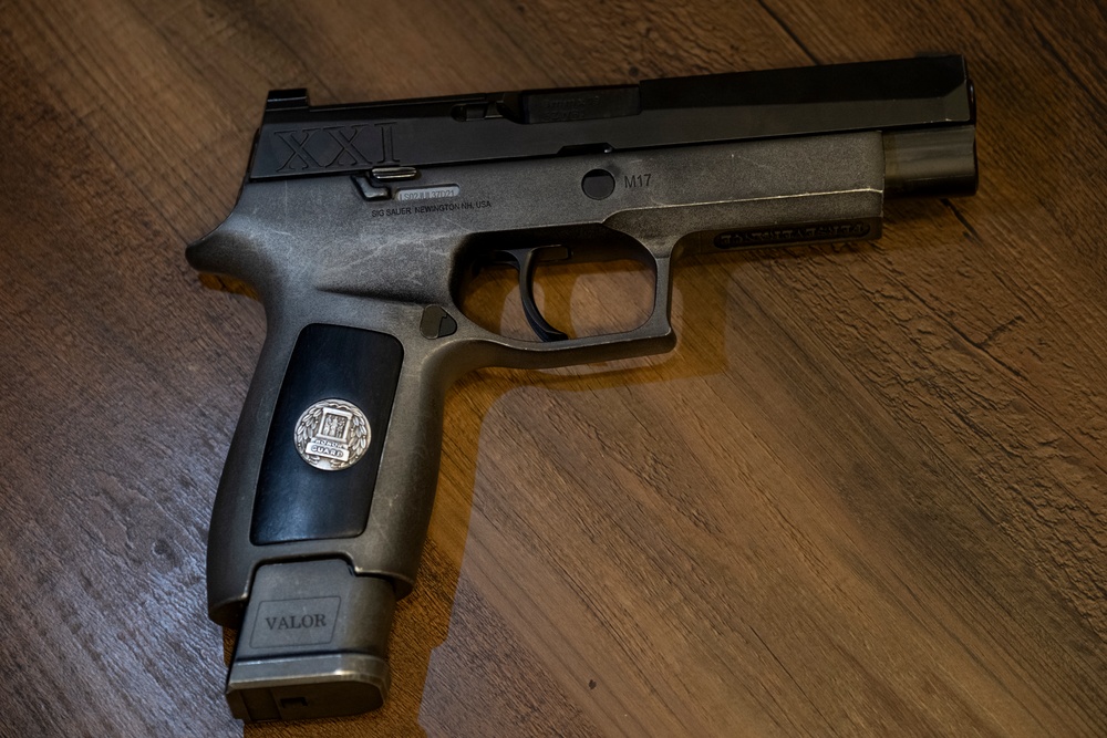 Ceremonial M17 Pistols Honor Tomb Guard Sentinels