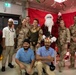 Soldiers are served a Holiday dinner at Erbil Air Base