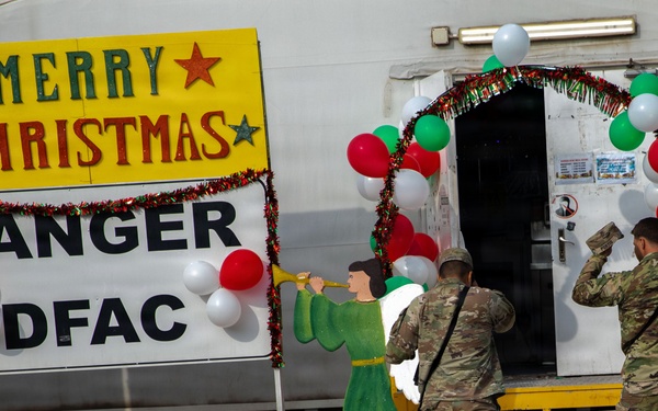 Coalition Service Members Deployed to Iraq Celebrate The Holidays Inside LSA Danger DFAC