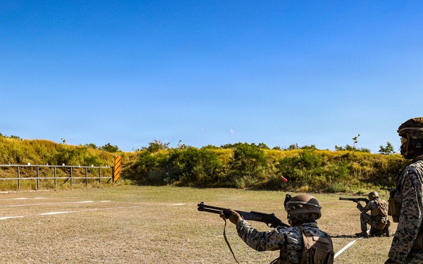 22nd MEU(SOC) | CLB Shotgun Range in Camp Santiago