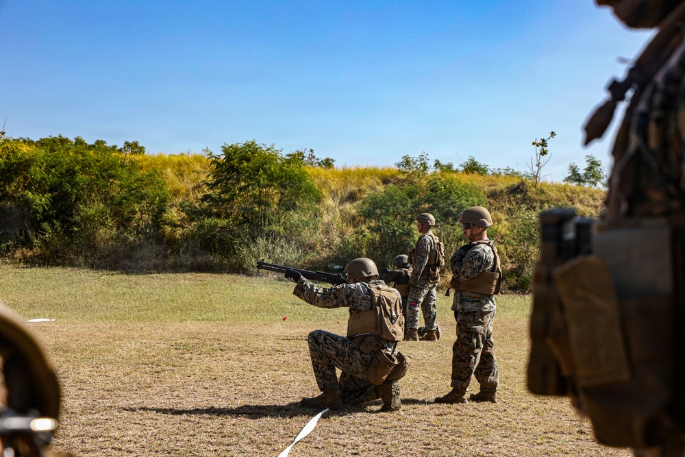 22nd MEU(SOC) | CLB Shotgun Range in Camp Santiago