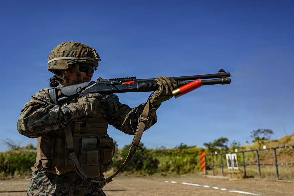 22nd MEU(SOC) | CLB Shotgun Range in Camp Santiago