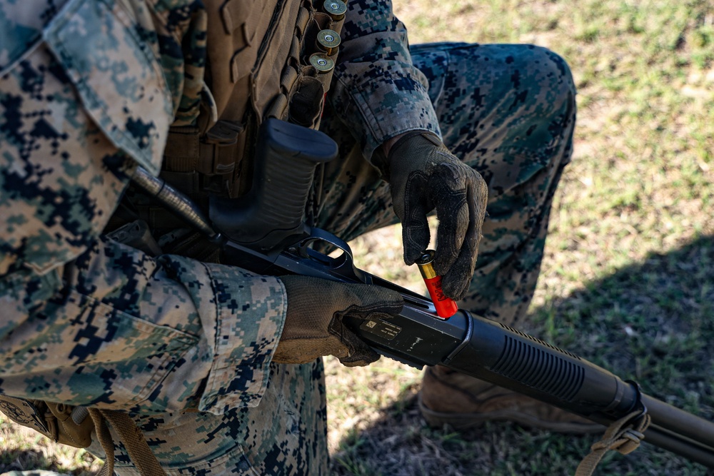 22nd MEU(SOC) | CLB Shotgun Range in Camp Santiago