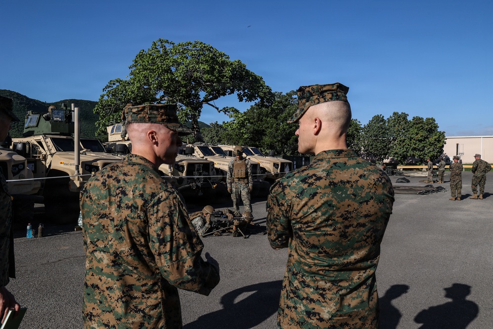 22nd MEU(SOC) | Brig. Gen. James W. Lively visits 22nd MEU(SOC) forces in Camp Santiago, Puerto Rico