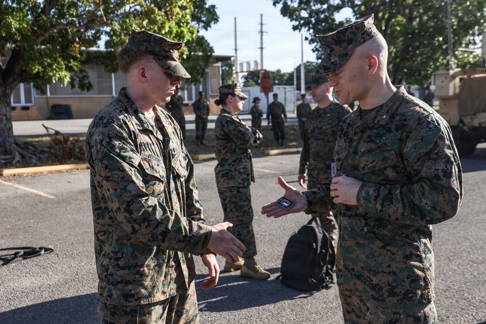 22nd MEU(SOC) | Brig. Gen. James W. Lively visits 22nd MEU(SOC) forces in Camp Santiago, Puerto Rico