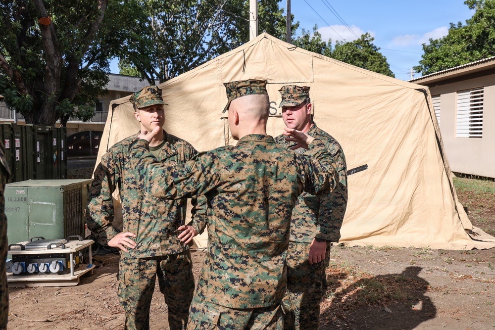 22nd MEU(SOC) | Brig. Gen. James W. Lively visits 22nd MEU(SOC) forces in Camp Santiago, Puerto Rico