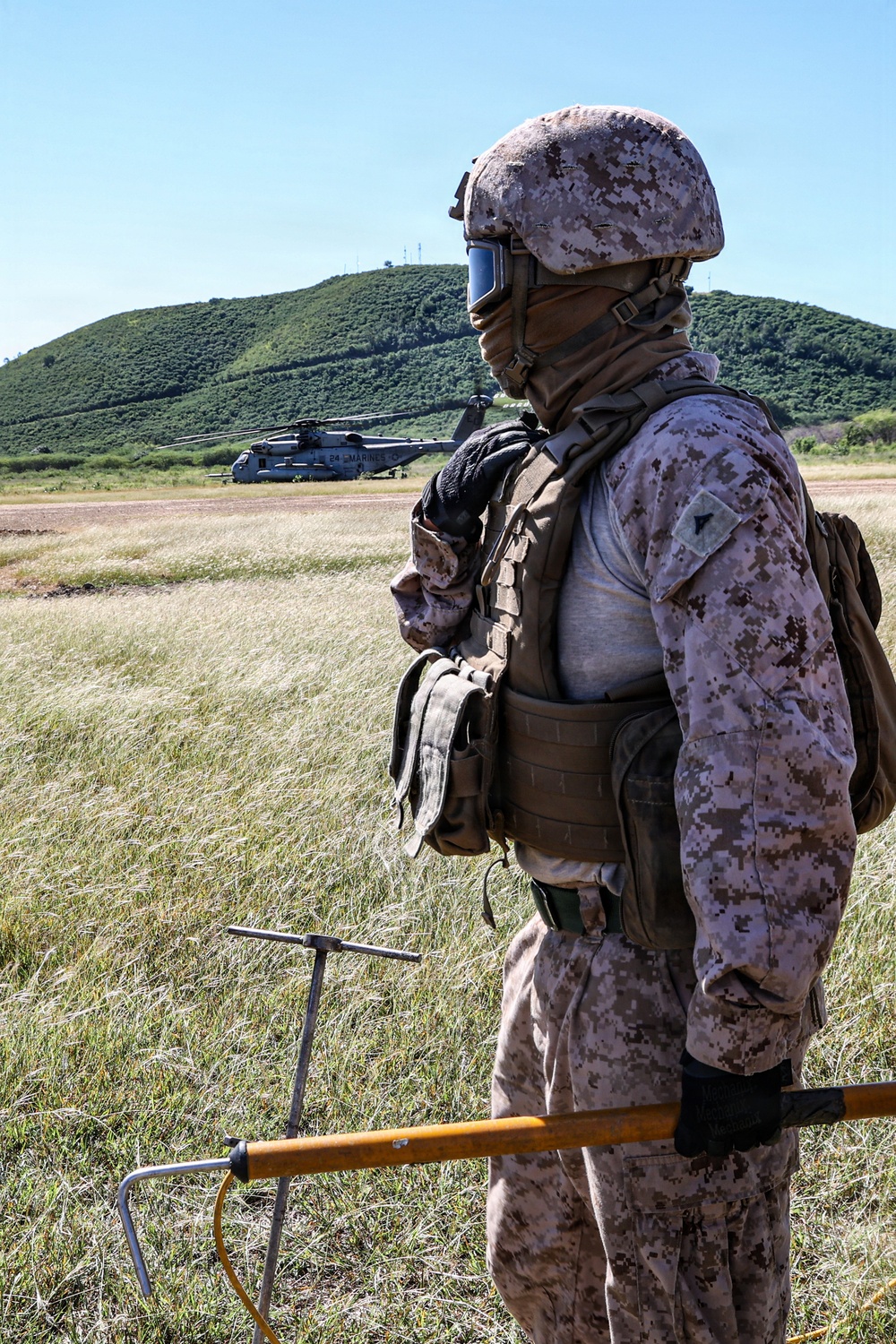 22nd MEU(SOC) | CLB 26 Helicopter Support Team at Camp Santiago