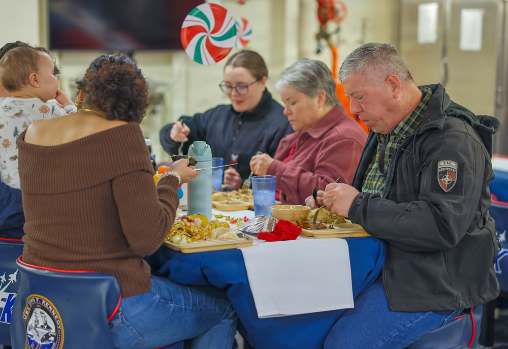 First Christmas Aboard PCU John F. Kennedy Brings Crew, Families Together