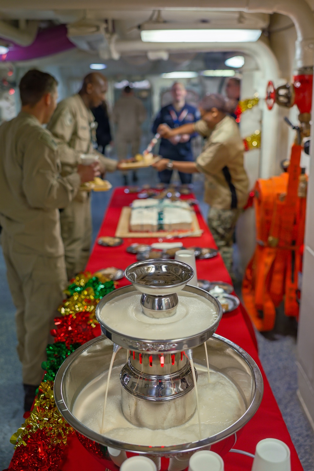 First Christmas Aboard PCU John F. Kennedy Brings Crew, Families Together