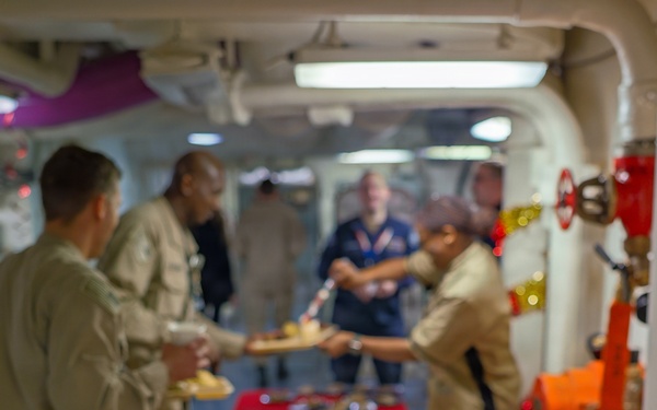 First Christmas Aboard PCU John F. Kennedy Brings Crew, Families Together
