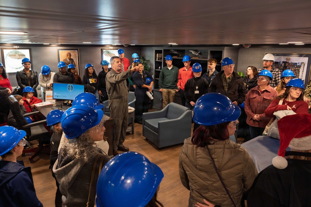 First Christmas Aboard PCU John F. Kennedy Brings Crew, Families Together