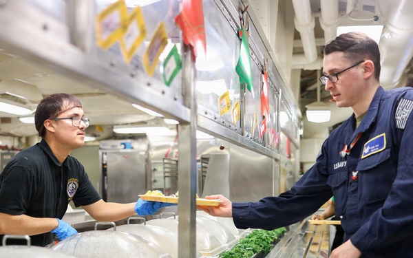 First Christmas Aboard PCU John F. Kennedy Brings Crew, Families Together