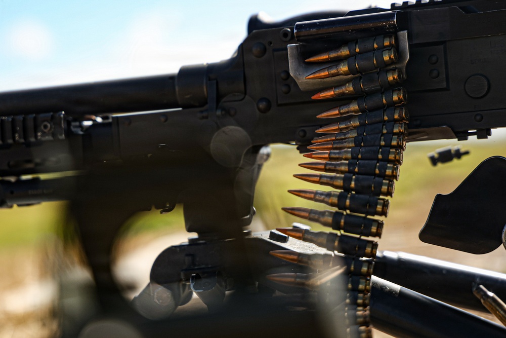 22nd MEU(SOC) | CLB and H&amp;S Machine Gun Range in Camp Santiago During Deployment
