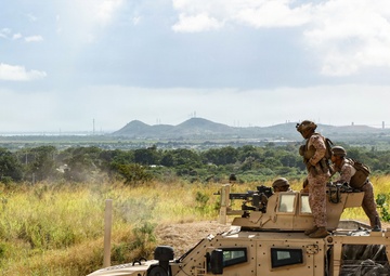 22nd MEU(SOC) | CLB and H&amp;S Machine Gun Range in Camp Santiago During Deployment