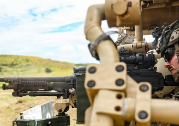 22nd MEU(SOC) | CLB and H&amp;S Machine Gun Range in Camp Santiago During Deployment