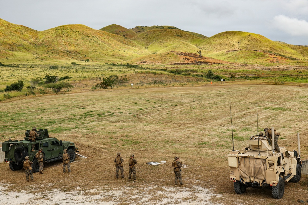 22nd MEU(SOC) | CLB and H&amp;S Machine Gun Range in Camp Santiago During Deployment