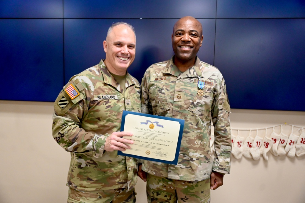 D.C. National Guard Commanding General Awards the Joint Service Achievement Medal and Joint Service Commendation Medal