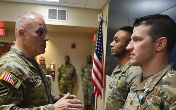 D.C. National Guard Commanding General Awards the Joint Service Achievement Medal and Joint Service Commendation Medal