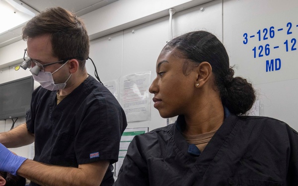 Abraham Lincoln conducts routine operations