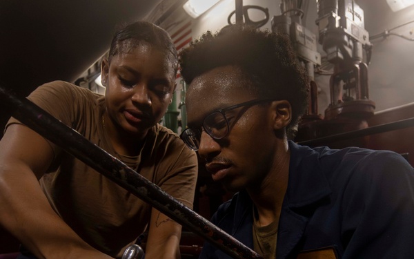 Abraham Lincoln conducts routine operations