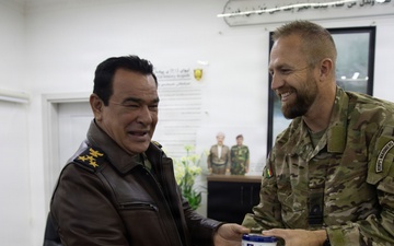 Joint Operations Command Advisory Team- Iraq Meets with The Peshmerga 21st Regional Guard Brigade