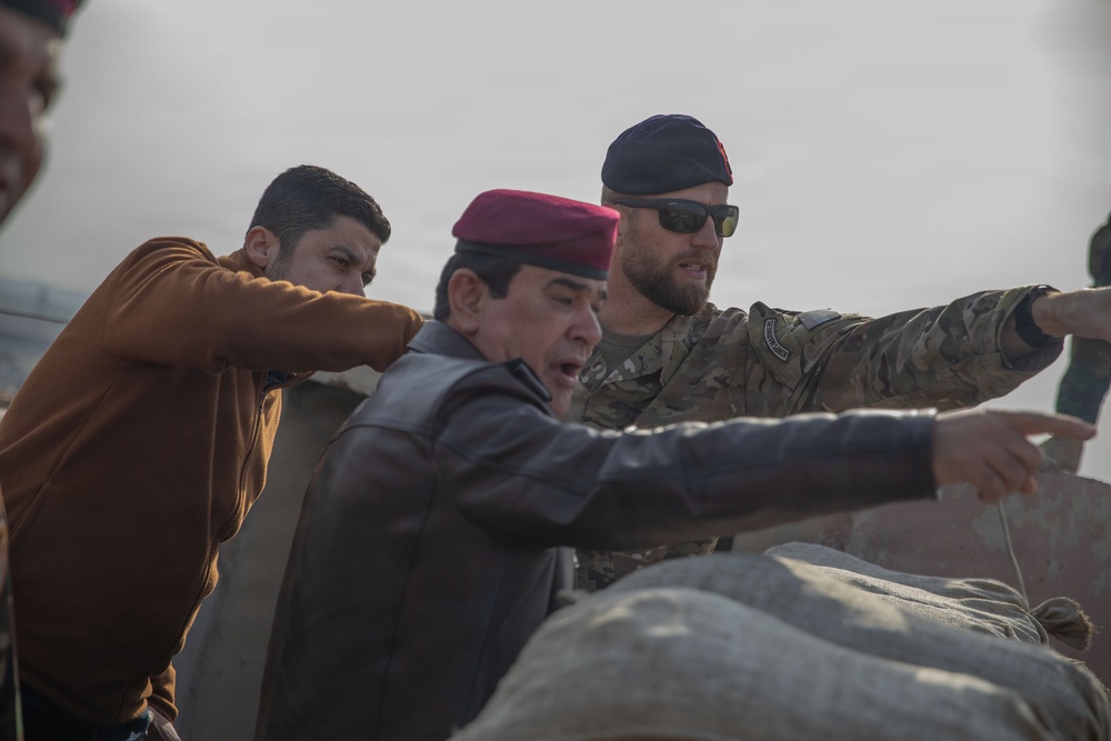 Joint Operations Command Advisory Team- Iraq Meets with The Peshmerga 21st Regional Guard Brigade