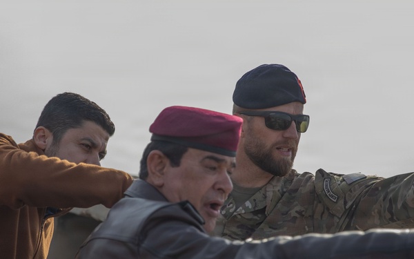Joint Operations Command Advisory Team- Iraq Meets with The Peshmerga 21st Regional Guard Brigade