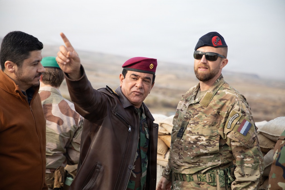 Joint Operations Command Advisory Team- Iraq Meets with The Peshmerga 21st Regional Guard Brigade